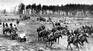 Carga de caballería polaca en 1939.